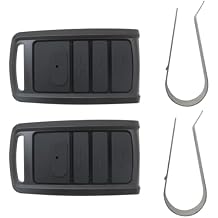 2X Overhead Door Garage Door Opener Remotes, Replacement Door Remote Control for O3T-A, O3T-BX, O1T-BX, O1T-A, ACSR10, 37219R, GITR-3, OCDTR-3, OCDT-1, OCDT-2, OCDT-3, 315/390MHZ