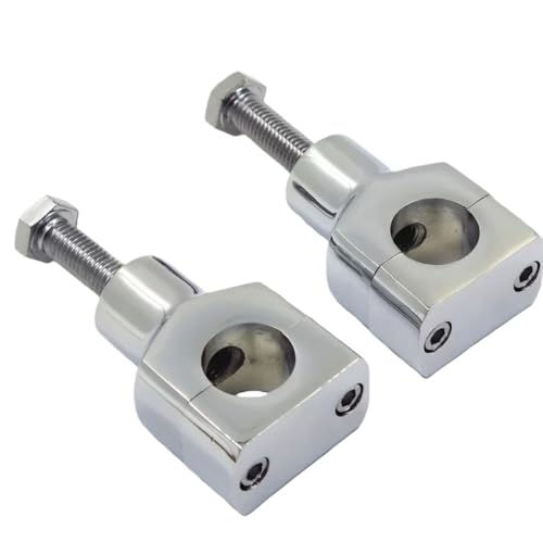 Rehausseurs de guidon 25mm chromés pour moto Sportster et Softail