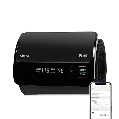 Omron Smart Elite+ HEM 7600T Tubeless 360° Accurate Arm Digital B...