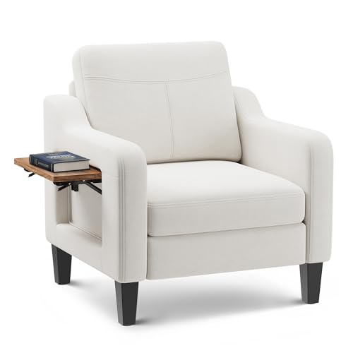 Accent Chair for Living Room Modern Linen Upholstered...