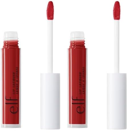 e.l.f. Lip Lacquer, Nourishing, Non-Sticky Ultra-Shine Lip Gloss ...