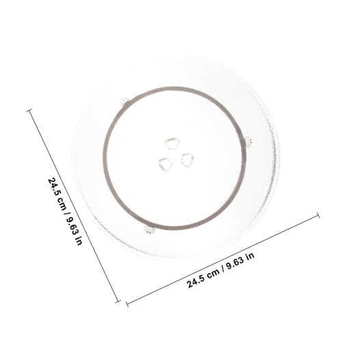 Plaque un verre blanche de qualité supérieure avec support de platine - 3