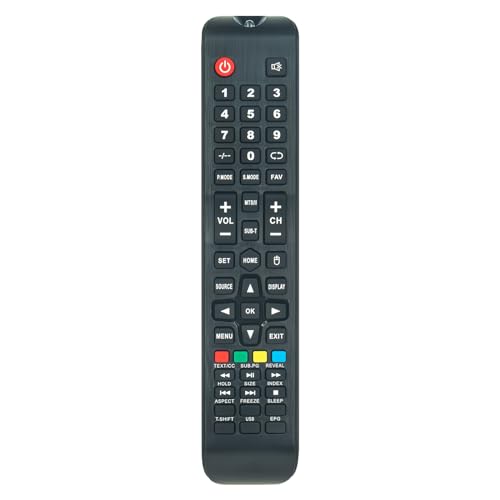 VINABTY New Remote Control Replacement fit for AKAI TV Remote Controller, black