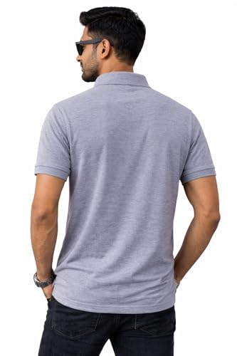 Image of Men's Polo T-Shirt | Breathable, Moisture-Wicking, Soft & Lightweight | Regular Fit Casual & Travel Wear