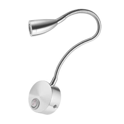 Lámpara de cuello de cisne con base sofisticada y luz cálida LED 2