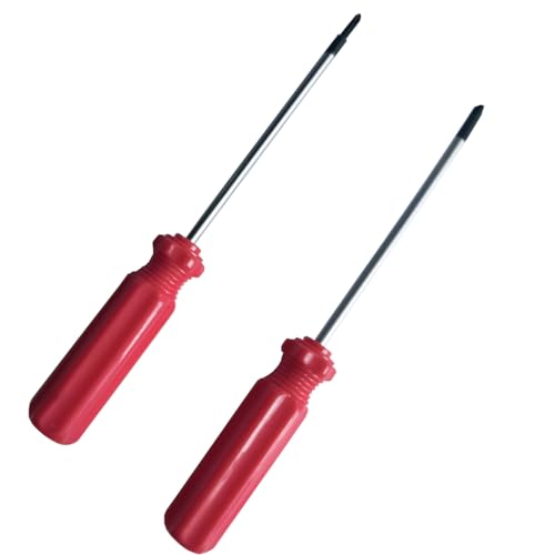Juego de 2 destornilladores magnéticos de punta y punta en Y, 2 tamaños (Y00) 2 mm (Y0) 3 mm, juego de destornilladores magnéticos de tres alas