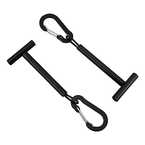 Abaodam Fishing Line Counter Spooling Tippet Line Holders Set Aluminum Rod Holder Elastic Rope Loop Attach to Vest or Bag