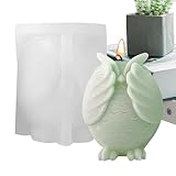 Silikonform Eule 3D Harz Eule | Flexible Silikonform für Seife | zum Gießen aus...