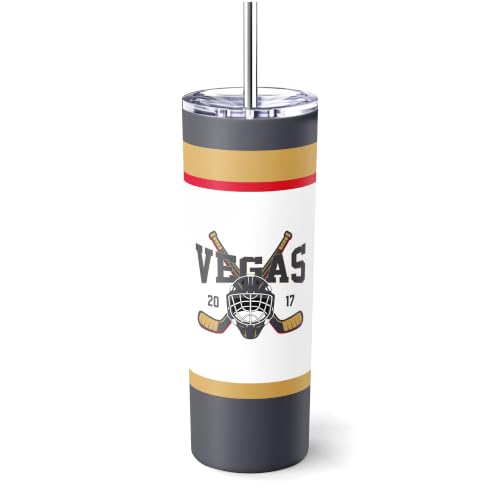 Image of ANTKING Vegas Tumbler 20oz Travel Mug Custom Name Number Gifts | Stainless Steel Insulated Coffee Cup for Men Women