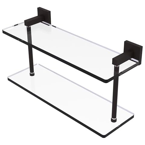 Allied Brass Montero Collection Two Tier Glass Shelf Cover