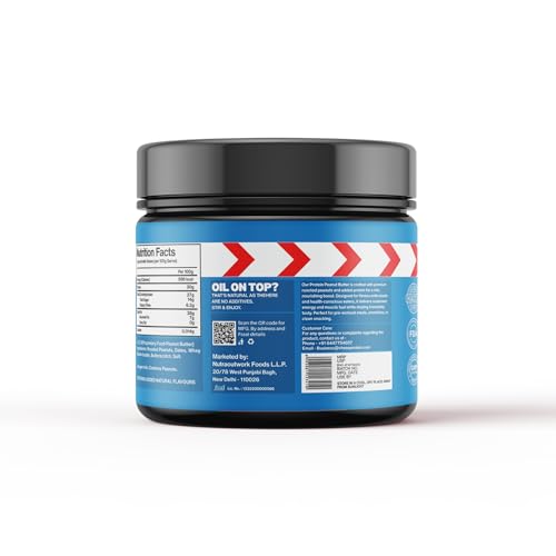 Image of Chase High Protein Peanut Butter Creamy 1kg | With Isolate Whey & 300g Protein in Jar | 12g Per Serve | Salted Caramel Flavour with Chunks | Healthy Nut Butter Spread for Breakfast, Fitness, Gym