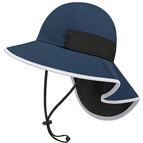 Kids Sun Hat Toddler Sun Hat UPF50+ Girls Boys Sun Hat with Neck Flap Toddler Beach Hat Baby Summer Hat Toddler Hat 1-6Y