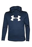 Under Armour Men's Fashion Fleece Big Logo Hoodie 1360606 (Navy/white 409, XX-Large)