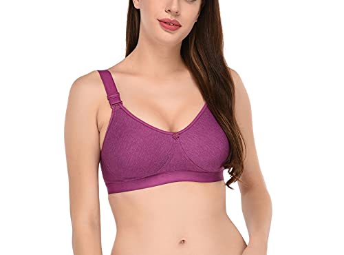 Image of Viral Girl Cotton Hosiery Women's Bra | Non-Padded Wire-Free Design with Adjustable Straps | Full Coverage Comfortable Bra | Soft Stretchable Fabric for All Day Support