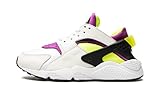 Nike Air Huarache - Zapatillas de correr para mujer, Blanco/Amarillo neón/Magenta, 38 EU
