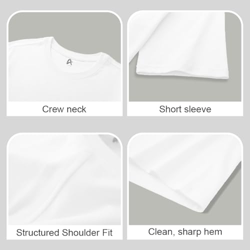 Image of Men's Cotton Crew Neck T-Shirt | 100% Cotton | Regular Fit | Soft & Breathable | Everyday Casual Wear
