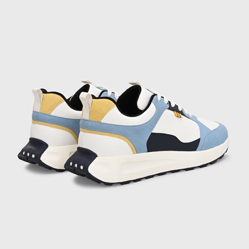 Image of Cruiser Men's Sneakers | Multi-Color Casual Lace Up Shoes for Men | Trendy Chunky Thick Sole Retro Trainer with Color Block |Perfect for Casual,College,Gym,Running, Outdoor,Travel & Street Style(2660)