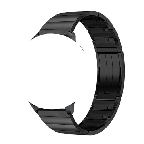 [XGYOMVB] �E�H�b�`GT6/GT5/GT4 46MM�Ή��X�e�����X�X�`�[���X�g���b�v �E�H�b�`GT6Pro/GT5Pro 46mm�p�X�}�[�g�E�H�b�`�A�N�Z�T���[(Black-1,GT6 GT5 GT4 46mm)