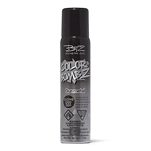 Beyond the Zone Gunmetal Temporay Hair Color Spray Gunmetal