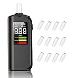 Compact et portable : cet alcootest electronique homologué compact occupe un espace minimal et peut être facilement transporté dans un sac à main ou une poche. L'appareil est équipé d'un voyant de batterie et d'une fonction de détection intelligente. L'éthylotest portable s'éteint automatiquement 10 secondes après l'affichage des résultats afin d'économiser de l'énergie.