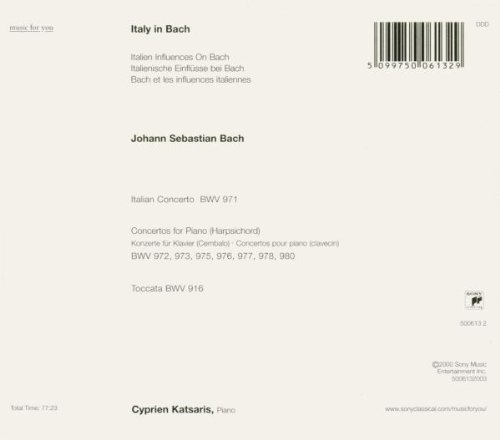 Bach et l'Italie