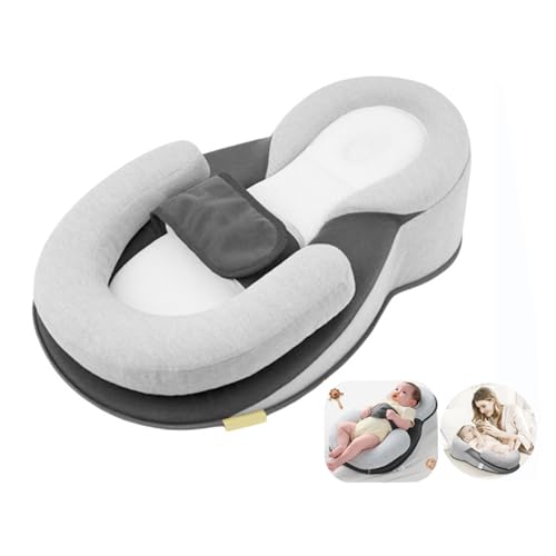 Hardware Tribe Almohada desmontable de alimentación con biberón, almohadas para dormir para recién nacidos, almohada de lactancia materna de reflujo para reducir la regurgitación, almohada antireflujo