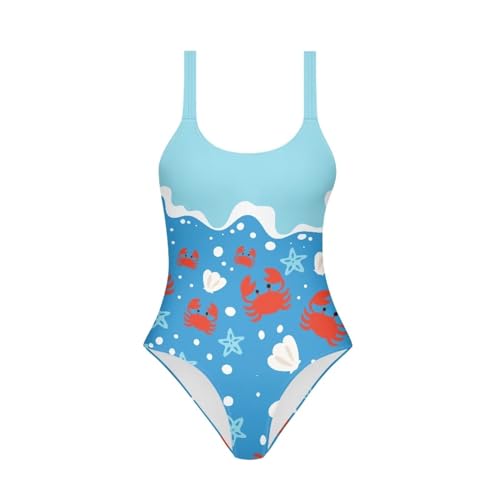 Jndtueit One Piece Bathing Suit Full Coverage Swimsuit for Teen Girls Athletic Swim Suits Tank Top Swimwear Summer Beach Wear