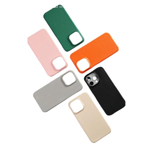 Coque cuir naturel iPhone 16 Pro Max étui magnétique premium noir