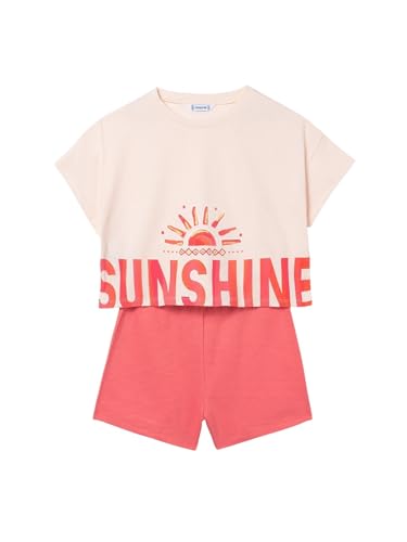 Mayoral Conj. Short Grafica para niña (Flamingo, 8 años)