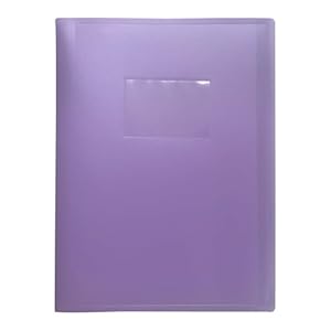 Janrax A4 Pastell Lila Sichtbuch 12 Stück