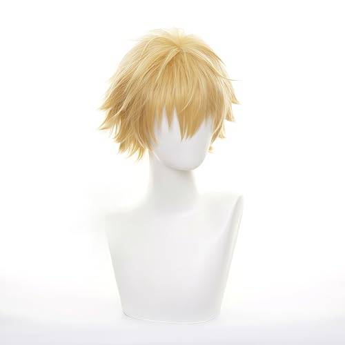Image of Short Light Blonde Cosplay Wig for Cosplay Events