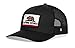 HAKA California Flag Black Trucker Hat – California Mesh Snapback Cap for Men, & Women Golf Baseball Dad Hat