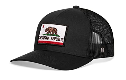 Image of HAKA State Flag Series Trucker Hat for Men & Women, Adjustable Baseball Hat, Golf Hat Snapback