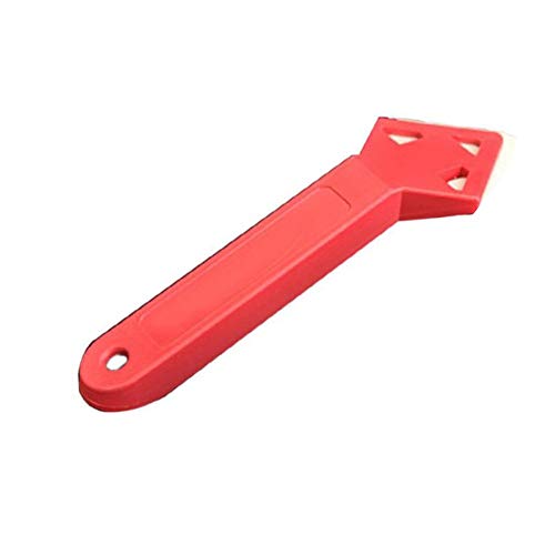 2PCS/SET Mini Handmade Tools Scraper Utility Practical Floor Cleaner Tile Cleaner Surface Glue Residual Shovel - Red
