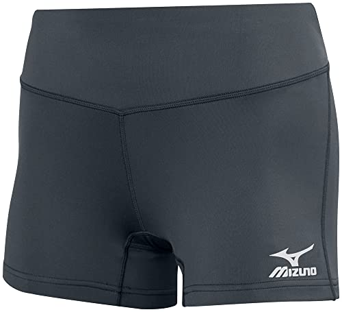 Short de volley Mizuno pour fille taille M coloris gris ombre entrejambe 8.9 cm