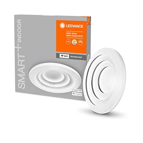 Plafonnier LED WiFi LEDVANCE ORBIS blanc 50cm à couleur variable compatible Alexa - 5