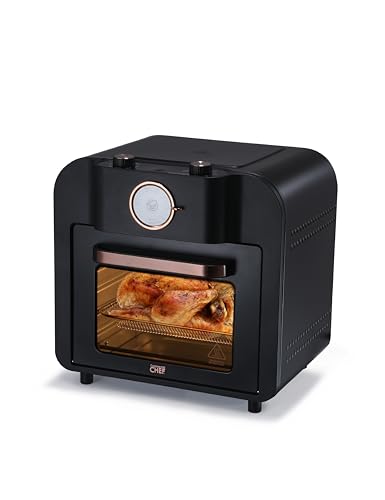 COMMERCIAL CHEF Air Fryer Multi-Oven, 17-QT Multifunctional & Multi Level Air Fryer with Bake, Broil, Roast, Warm & Toast for Rotisserie Chicken, Pizza & More, 1500 Watt Air Fryer Oven