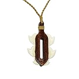 Zero Gravity Hawaii Hawaiian Jewelry Koa Wood Shark Tooth Warrior Weapon Necklace