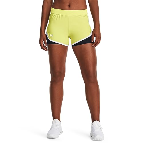 Short de running femmes Under Armour Fly by 2.0 2In1 short athlétique noir