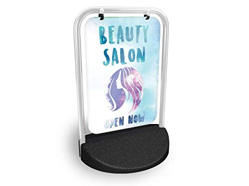 Beauty Salon Eco Swinger Pavement Sign MEGA Listing Outdoor Street Advertising Display…