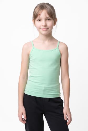 Image of Kurve Girl's Sleeveless Tank Top - Stretch Undershirts Cami Camisole, UV Protective Fabric, Rated UPF 50+ (Made in USA)