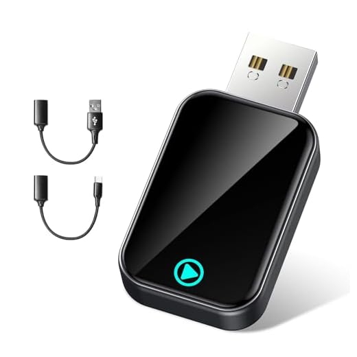 Alltotive S2 Mini Adattatore CarPlay Wireless per iPhone, Converte Cablato in Wireless, USB e Type-C Plug and Play, Compatibile Auto con CarPlay Cablato dal 2016, iPhone iOS 10+