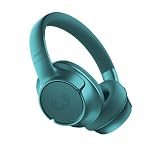 Fresh 'n Rebel Clam Fuse 2 Cuffie Bluetooth Wireless con Noise Cancelling, Microfoni, 80h di Autonomia, Meno Rumore, Chiamate Nitide, Personalizza via App, Ascolto anche con Cavo USB-C (Real Teal)