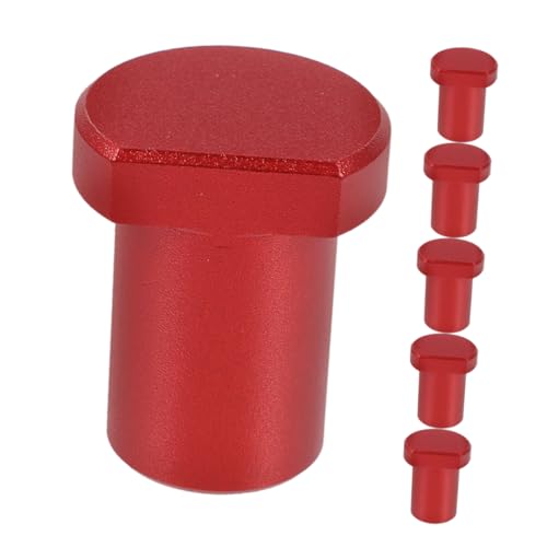 Veemoon 6PCS Aluminum Alloy Woodworking Bench Dogs Clamps for Dog Easy to Use Positioning Tool for DIY Woodworking Projects and Planing Stops Scratch Resistant Design for Professionals and