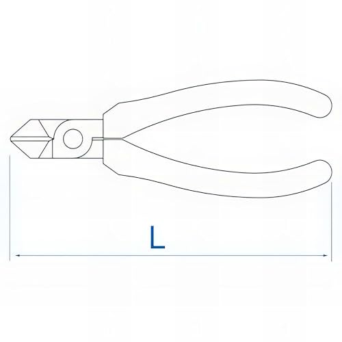 Alicate cortante diagonal KING TONY 163mm en blister 3