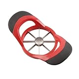 Utensile da taglio for uso domestico con manico in plastica, affettatrice for mele, taglierina for frutta in acciaio inossidabile