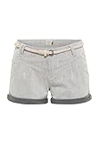 Ragwear W Heaven A Weiß - Leichte Kurze Damen Sommershorts, Größe 25 - Farbe White