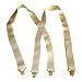 Holdup Under-up Series Beige Hidden Suspenders with Patented Gripper Clasp