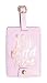 Ban.do Women's Getaway PU Leather Pink Luggage Tag with Strap, I'm Outta Here