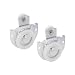 National Hardware N344-853 V794 Sliding Door Hangers in Zinc plated, 2 pack
